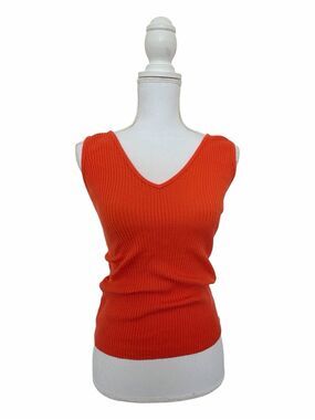United-colors-of-benetton Women's Orange and Red Vest